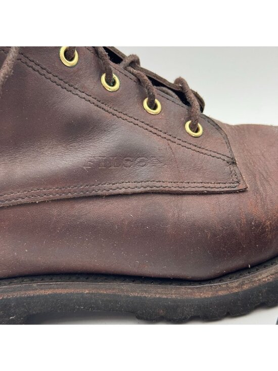 Vintage Filson Brown Leather Boots Mens 10 EE Field Chukka Smooth Toe Gumlite main image 11